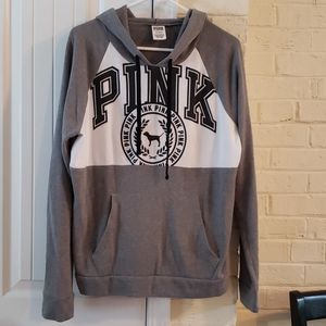 Victoria Secret pink gray hoodie